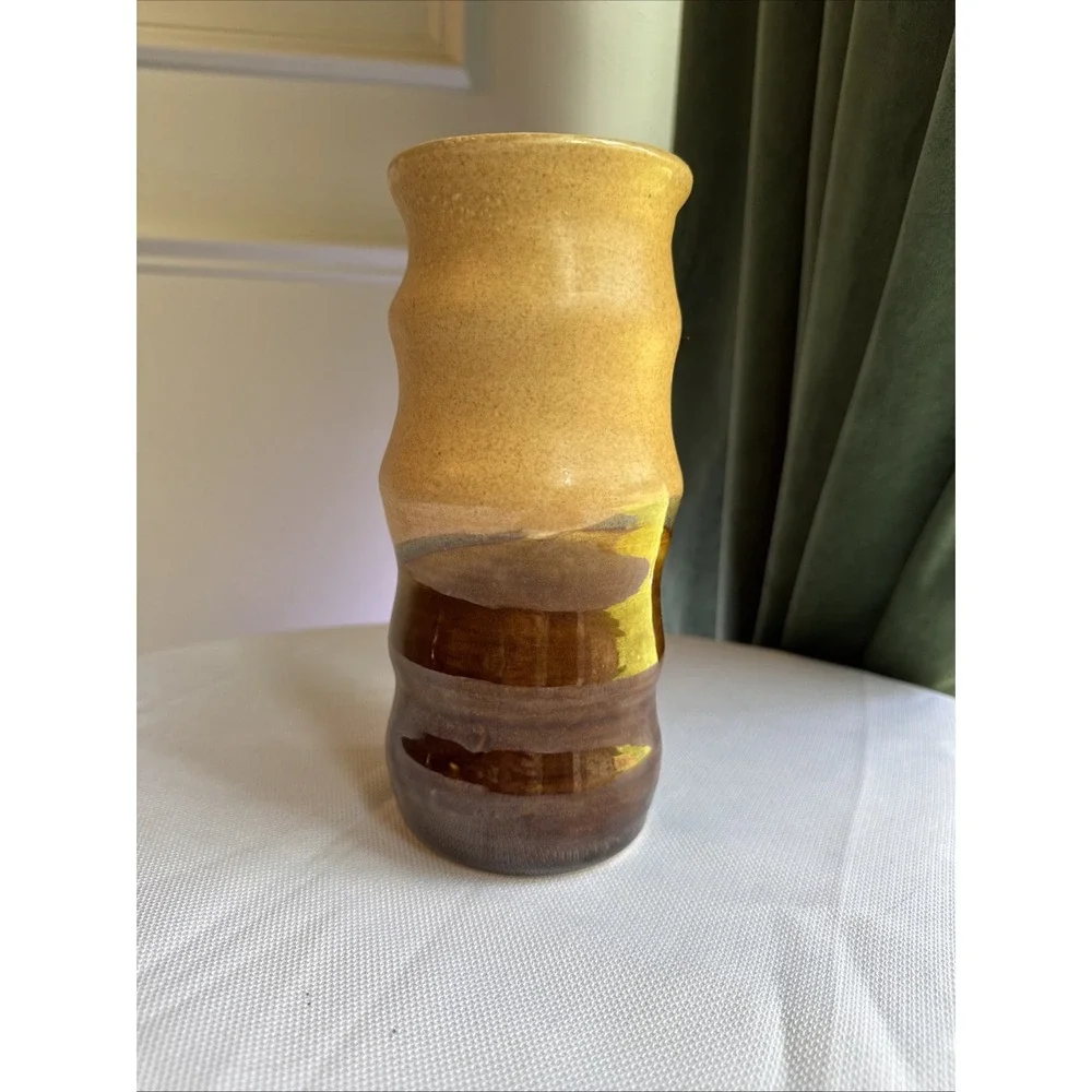 Mid-century Modern Flower Vase Handcrafted